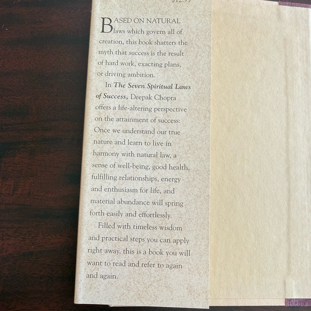 The Seven Spiritual Laws of Success - Deepak Chopra - Picture 5 of 9